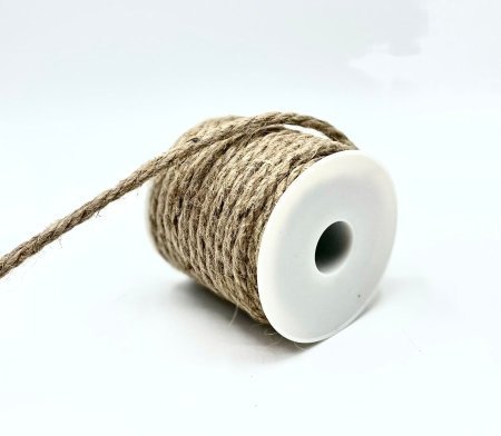 حبل خيش مجدول 6mm ( 9 متر )